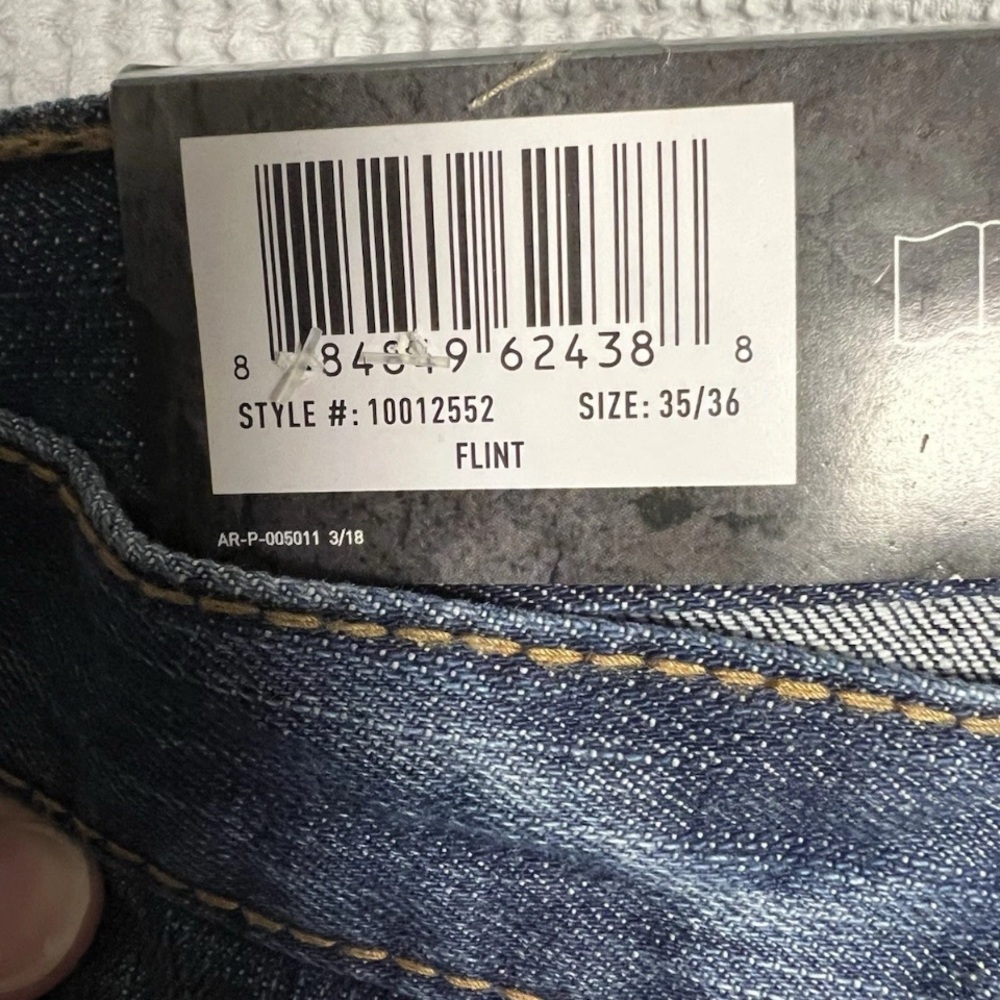 NWT 35x36 Arita Mens M4 FR Low Rise Bootcut Jean - Picture 4 of 6
